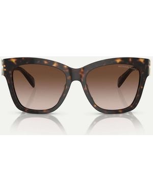 Michael Kors Empire square butterfly-sonnenbrille mit en gläsern - Braun