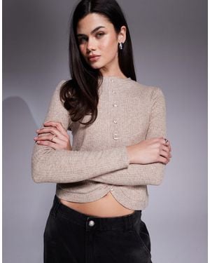 River Island – strickjacke - Grau