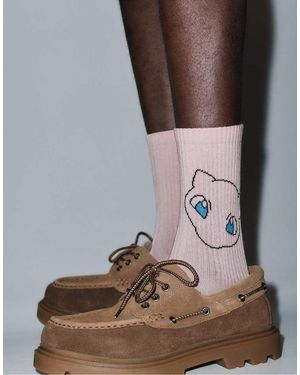 Pull&Bear Pokémon Mew Socks - Brown