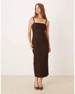 ASOS Vestito Con Gonna Al Polpaccio - Neutro