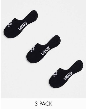 Vans Pack De 3 Calcetines Negros Con Diseños Variados Canoodles De Classic - Azul