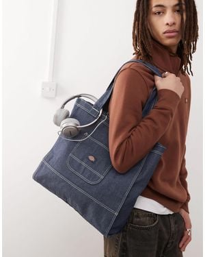 Dickies Tote bag en jean - foncé - Bleu