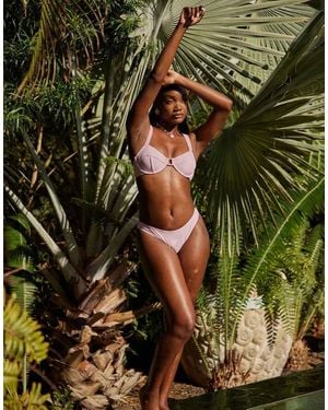 South Beach High Leg Bikini Bottom - Green