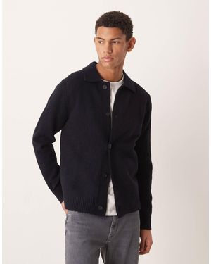 Mango – strickjacke - Blau