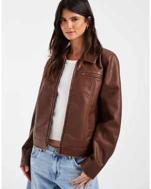 Hollister Taillierte jacke - Braun