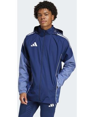 adidas Originals – tiro 25 competition – allwetterjacke - Blau