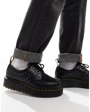 Dr. Martens Ramsey Quad 3 Eye Shoes - Black
