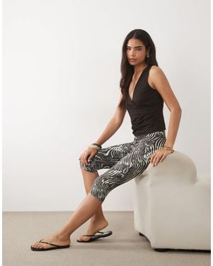 ASOS Jersey Capri leggings - Natural
