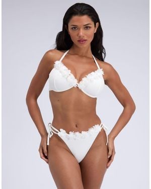 Boux Avenue Ibiza Flower Brief Bikini Bottoms Summer Chic Swimwear - Yellow