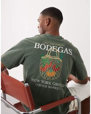 Abercrombie & Fitch Bodegas Back Graphic T-shirt - Green