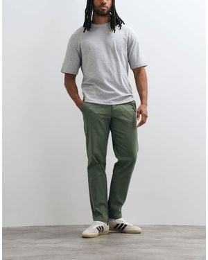 Jack & Jones Pantalon chino slim - kaki - Gris