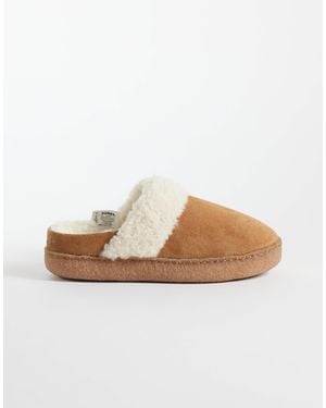 Sorel Nakiska hausschuh mit sherpa-futter - Weiß
