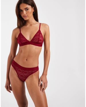Lacoste – spitzenslip - Rot