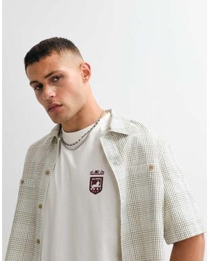 ASOS Oversized T-shirt With Text Graphic - White