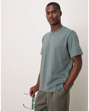 ARKET Heavyweight Jersey T-Shirt - Blue