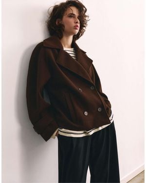 Pull&Bear Kurzer mantel - Schwarz