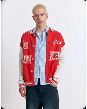Pull&Bear – stwd – strickjacke - Rot