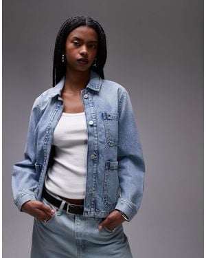 Tommy Hilfiger Chore Denim Jacket - Gray