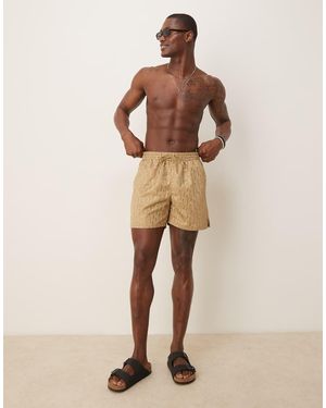 Nike Nike Swoosh Link 5 Inch Volley Swim Shorts - Natural
