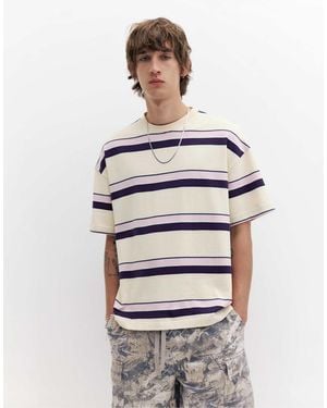 Pull&Bear – kurzärmliges t-shirt - Grau