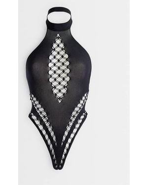 Ann Summers Aurella Cutout Detail Bodysuit - Blue