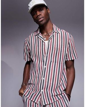 South Beach Camicia Da Mare - Rosso