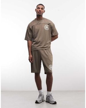 Good For Nothing baggy Jersey Shorts - Natural