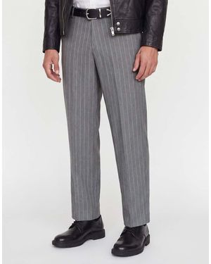 Jack & Jones Pantalones Gris Jaspeado Clásicos De