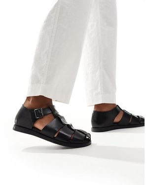 schuh Sirius Fisherman Sandals - White