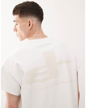 Cheap Monday X landon barker – kastiges t-shirt - Weiß