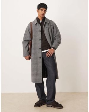 ASOS Wool Look Overcoat - Gray