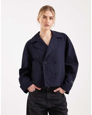 Levi's Cropped Trench - Blue