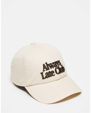 Prohibited Slogan Cap - White