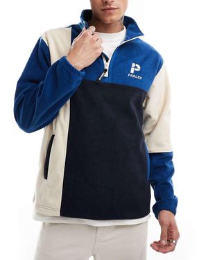 Parlez Kenton Half-Zip Fleece Jacket - Blue