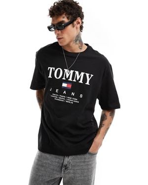 Tommy Hilfiger Large Font Graphic T-shirt - Black