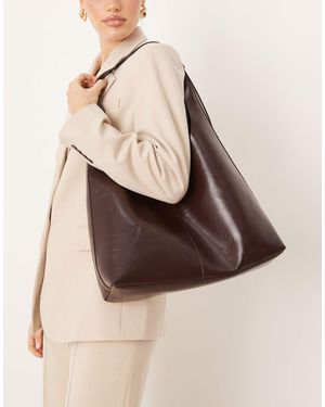 Gina Tricot Slouchy Tote Bag - Natural