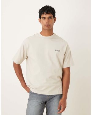 SELECTED T-Shirt Oversize Con Logo - Bianco