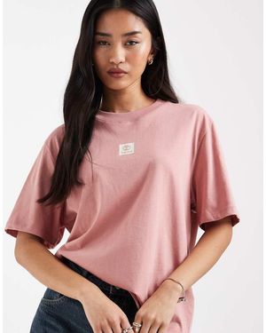 Timberland Camiseta De Manga Corta Con Logo Apilado De - Rosa