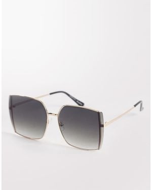 ALDO Gafas De Sol Doradas Extragrandes Con Montura Al Aire Y Lentes Verdes Leilah De