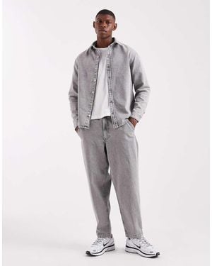 ASOS Co-Ord Relaxed Tapered Jeans - Grey