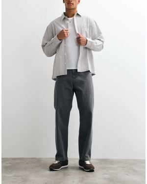 Jack & Jones Alex baggy Fit Twill Trousers - Grey