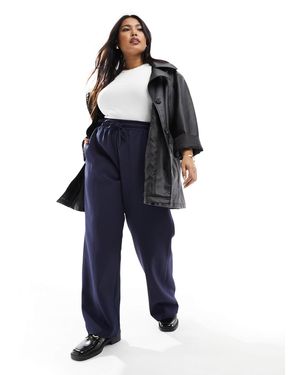 4th & Reckless Exclusive Tailored Drawstring Straight Leg Pants Co-Ord - Blue