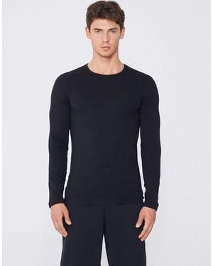 Tezenis Long-Sleeve Round-Neck Thermal Top - Blue
