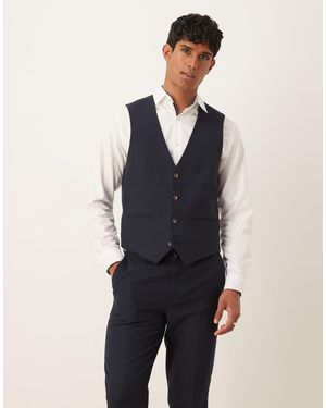 ASOS Slim Suit Waistcoat - Blue