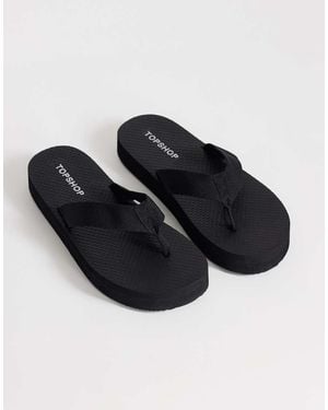 TOPSHOP Molly Toe Thong Sandal - Blue