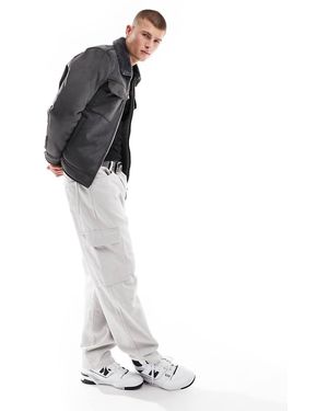 River Island Shearling Jacket - White