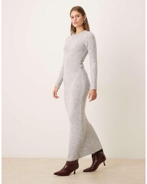 Glamorous Roll Neck Maxi Dress - Natural