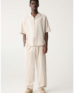 Pull&Bear Linen Blend joggers - Natural