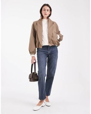ASOS Bubble Hem Shawl Jacket - Blue