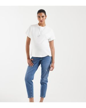 ONLY High Waist Mom Jeans - Blue